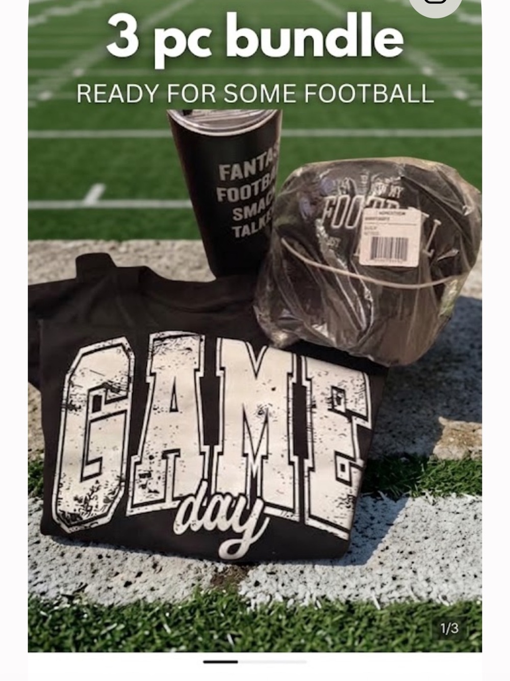 Fantasy Football Smack Talker" Insulated Tumbler nwt xl top hat nwt 3 pc bundle